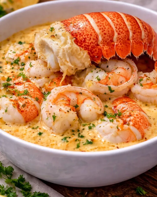 Lobster Tail with Garlic Butter