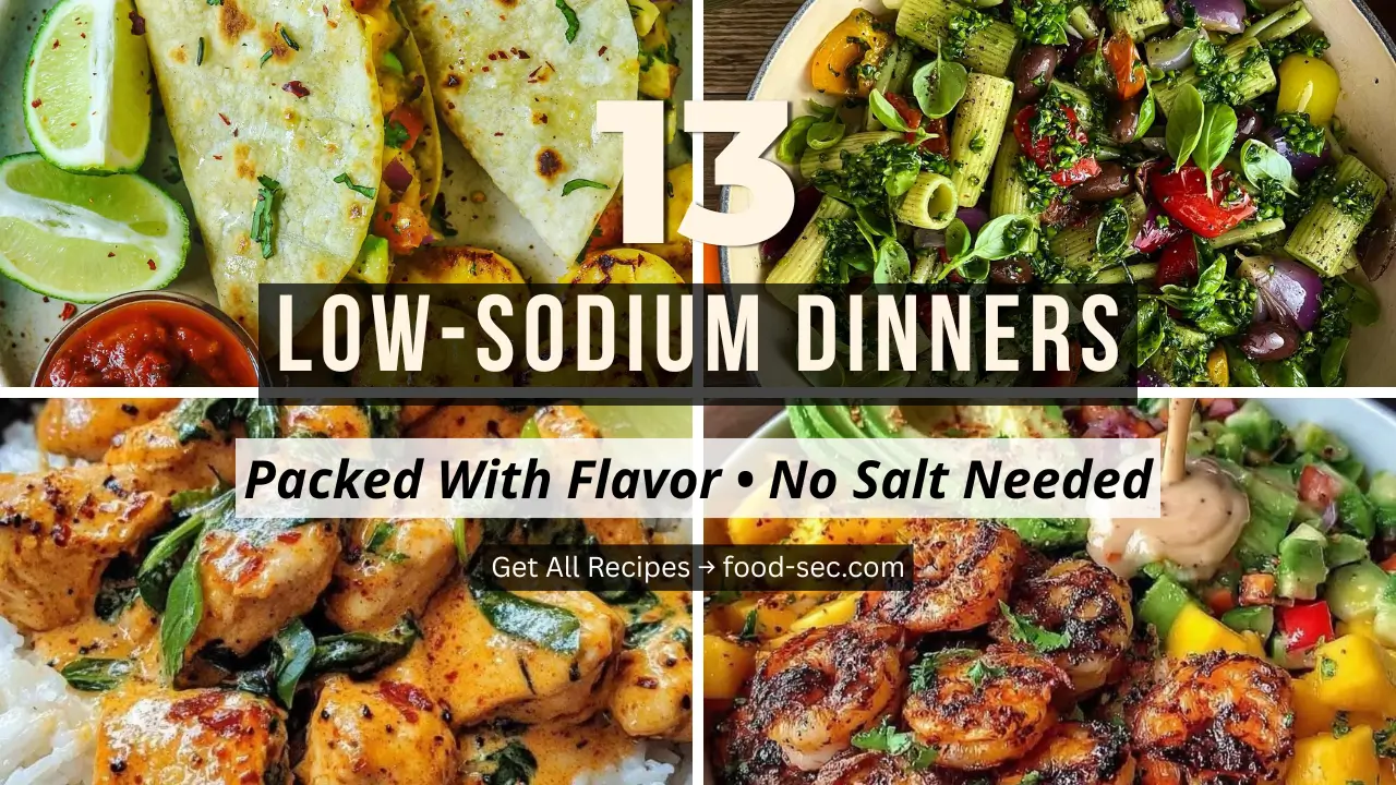 13 Low-Sodium Dinners That Are Packed With Flavor No Salt Needed