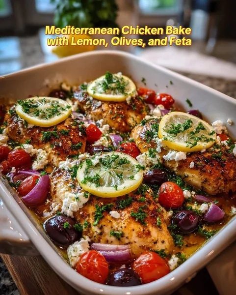 Mediterranean Chicken with Olives and Tomatoes