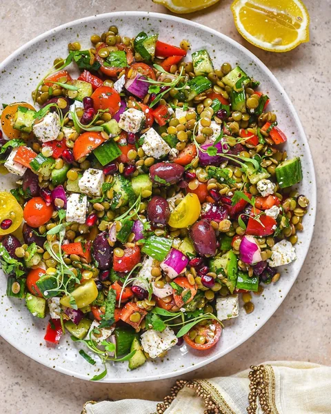 Mediterranean Lentil Salad