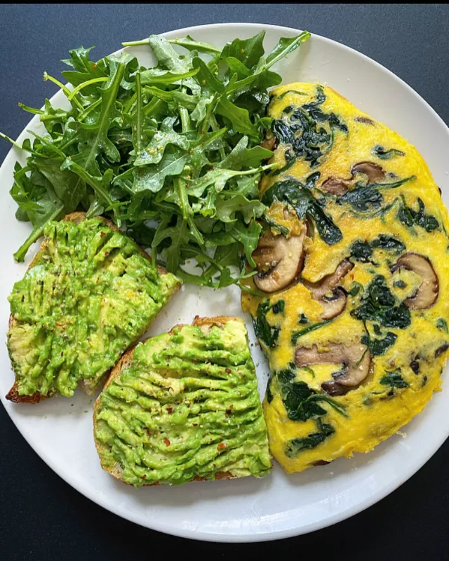 Mushroom and Spinach Frittata