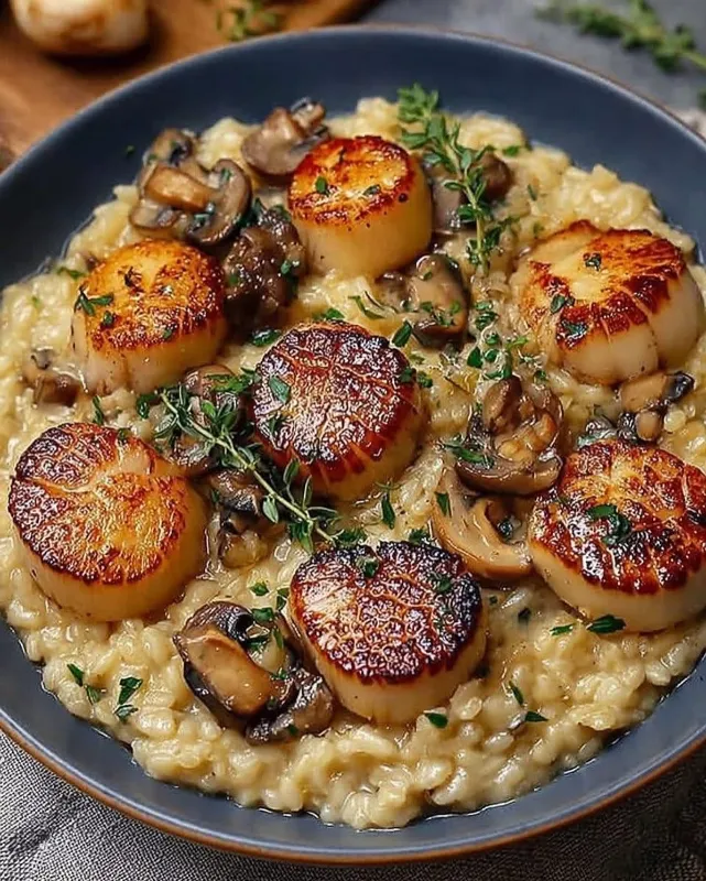 Mushroom Risotto alla Milanese