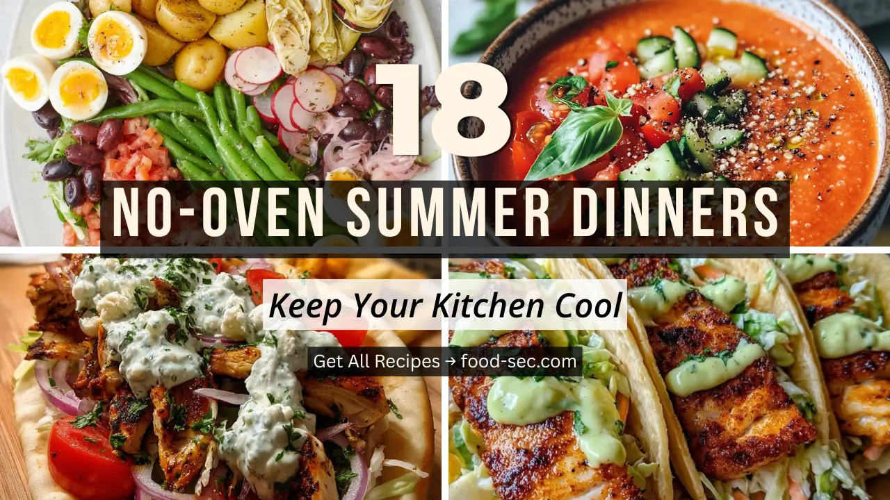 18 No-Oven Summer Dinners That Won't Heat Up Your House in the Heat