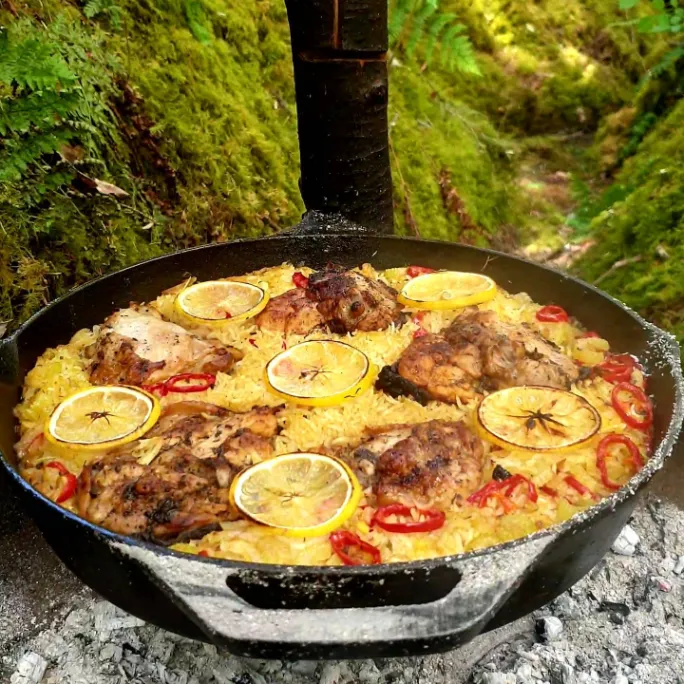 One Pan Lemon Herb Chicken Thighs