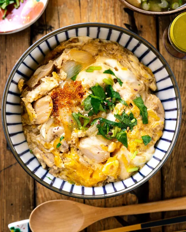 Oyakodon Chicken and Egg Bowl