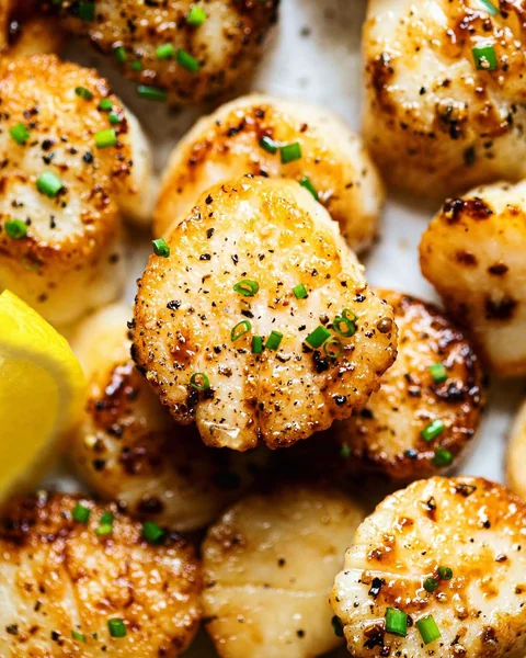 Pan Seared Scallops with Brown Butter