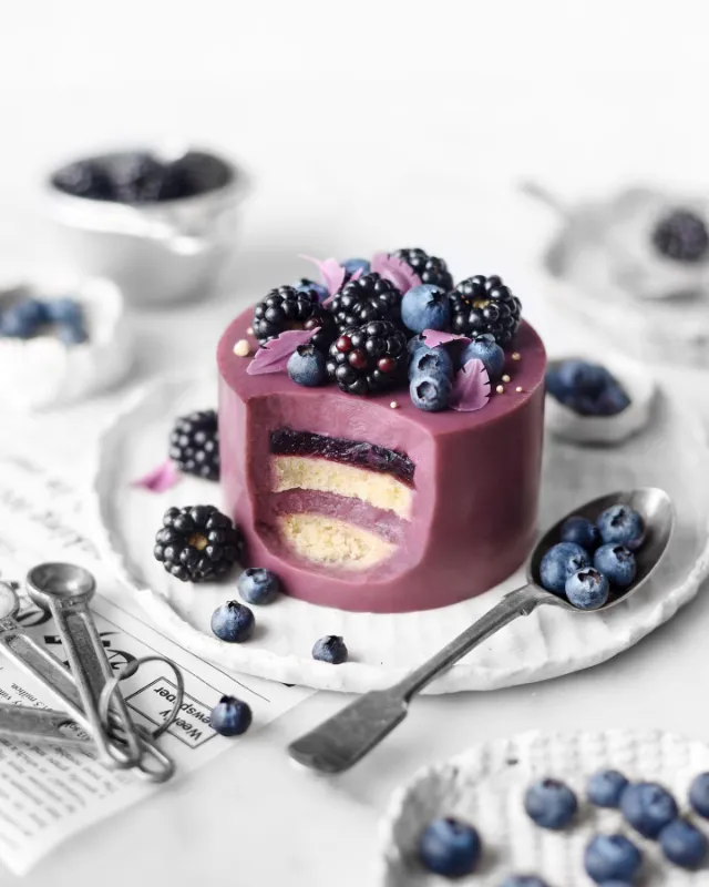 Panna Cotta with Berry Compote