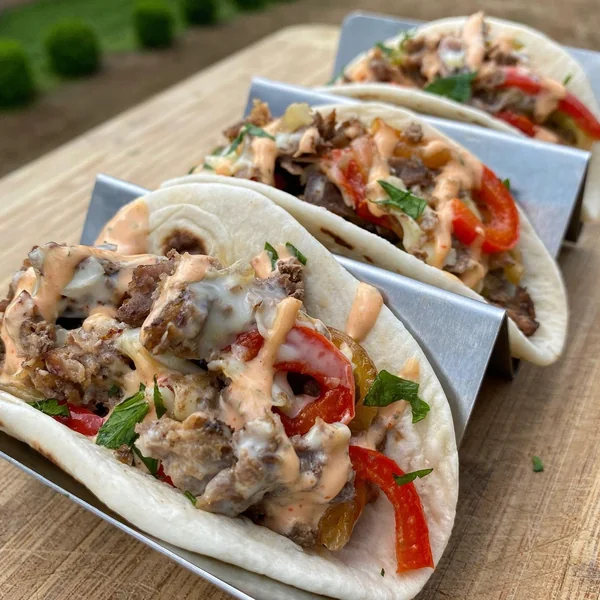 Philly Cheesesteak Tacos