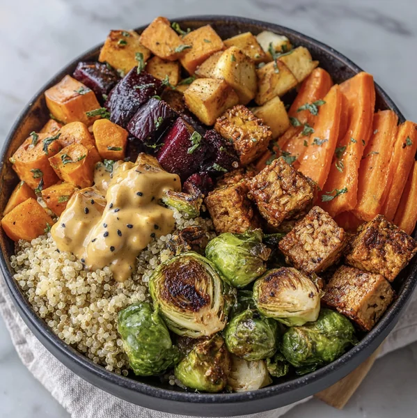 Quinoa Bowl with Roasted Vegetables