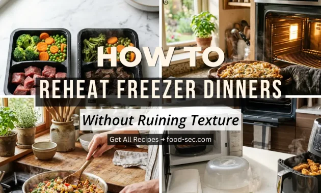 How to Reheat Freezer Dinners Without Ruining Texture