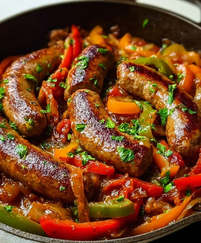 Sausage and Pepper Bake