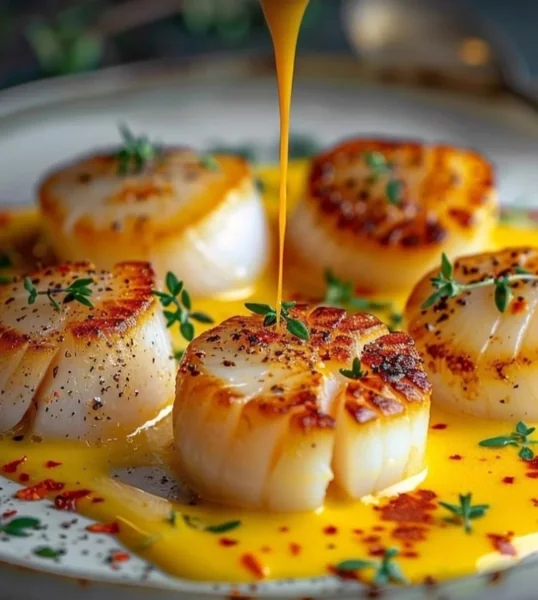 Seared Scallops with Brown Butter