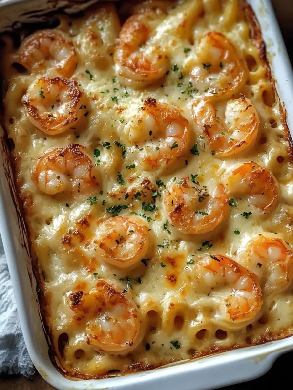 Shrimp Scampi Bake