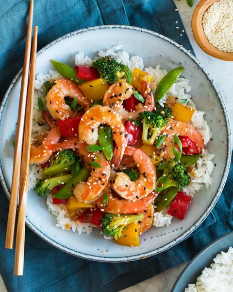 Shrimp Stir Fry with Vegetables