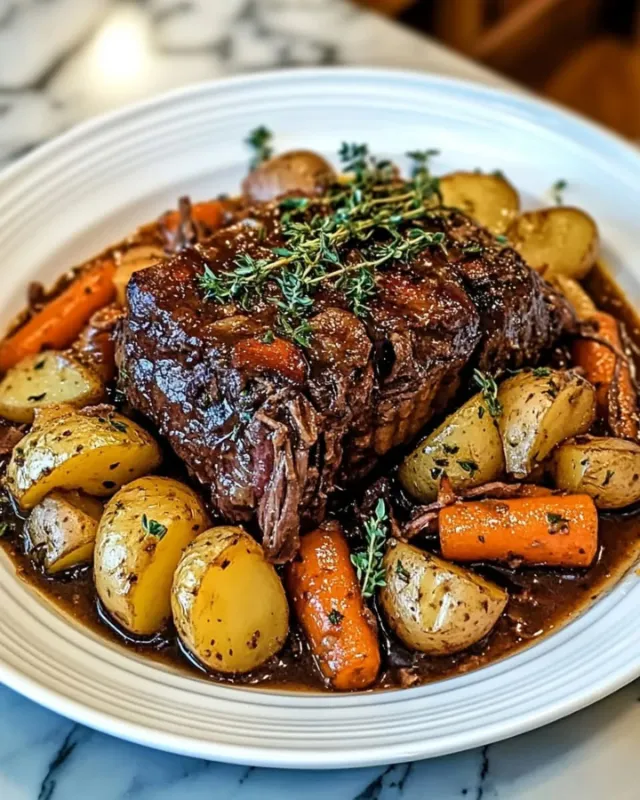Slow Cooked Pot Roast