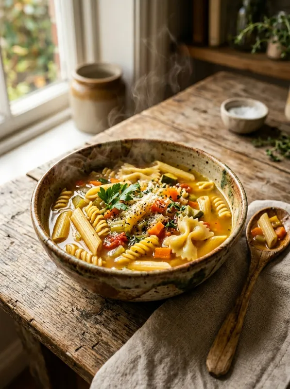 Soup It Up: How Leftover Pasta Elevates Simple Broths