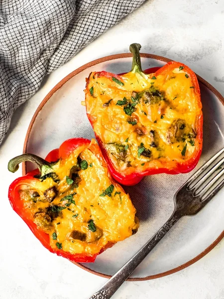 Stuffed Bell Peppers with Quinoa