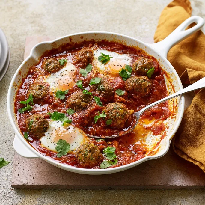 Tagine Meatballs in Spiced Tomato Sauce