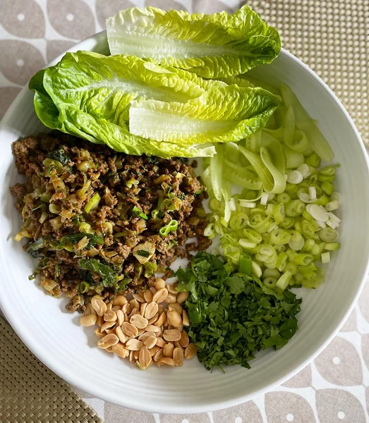 Thai Beef Lettuce Wraps