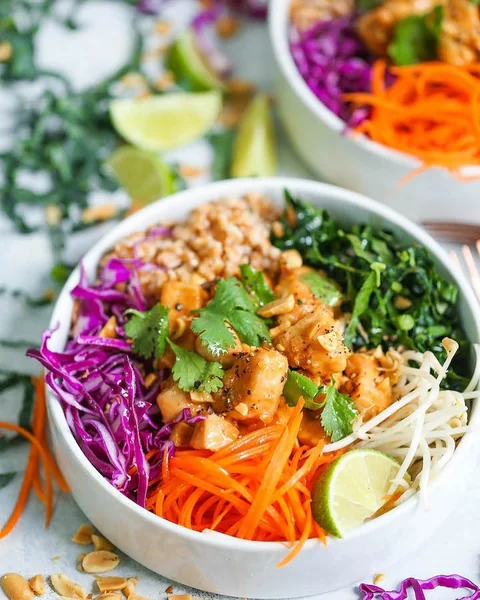 Thai Peanut Chicken Bowl