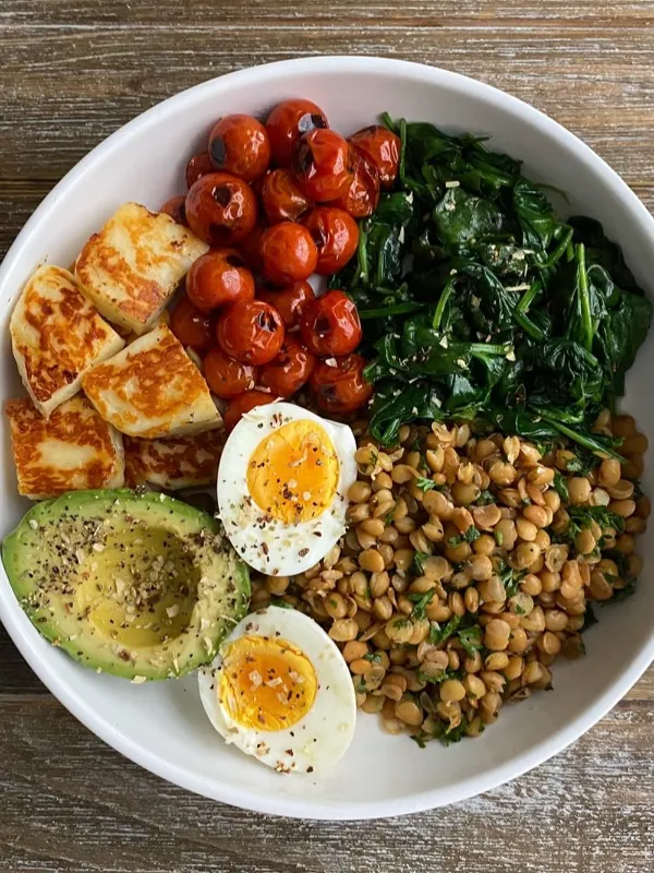 Tomato Braised Lentils
