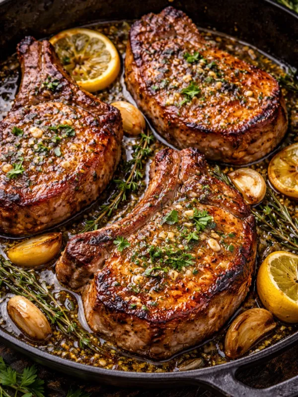 Tomato Braised Pork Chops