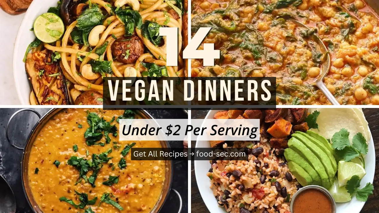 14 Vegan Dinners That Cost Less Than $2 Per Serving