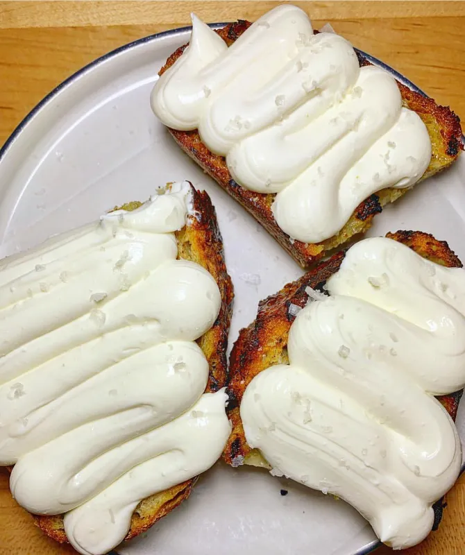 Whipped Ricotta Crostini