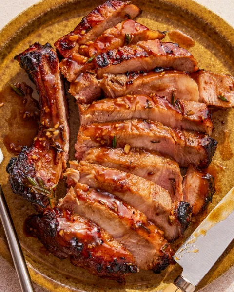 BBQ Glazed Pork Chops