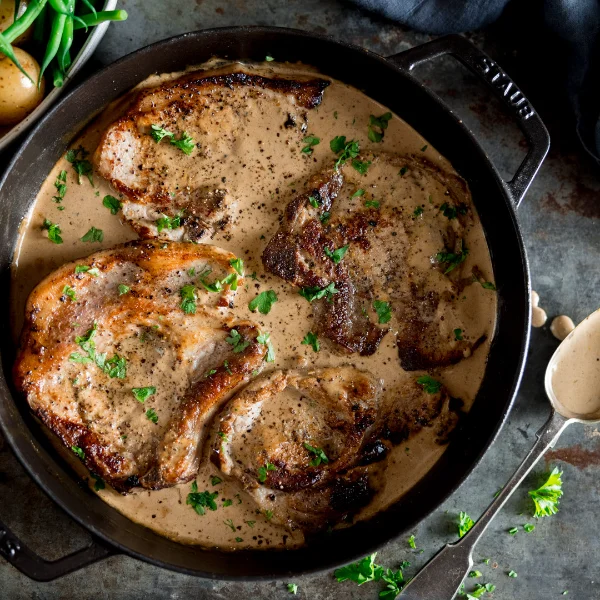 Cajun Blackened Pork Chops