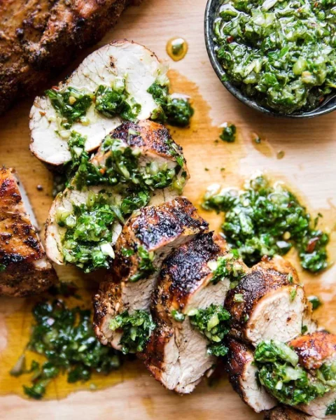 Chimichurri Pork Tenderloin