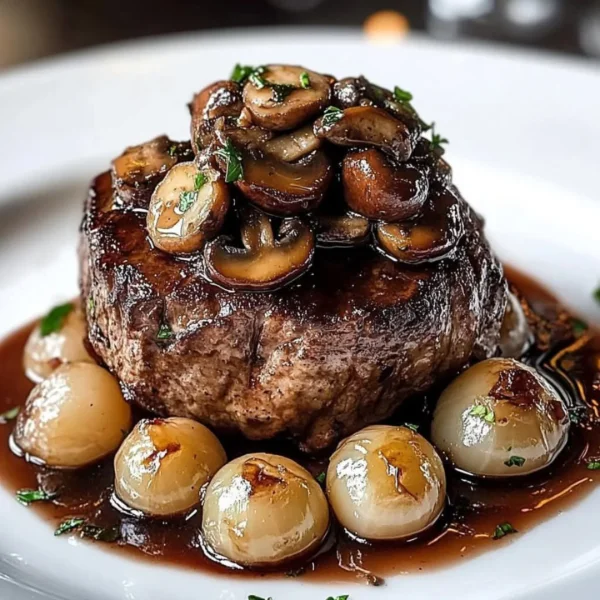 Filet Mignon with Red Wine Reduction
