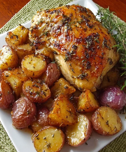 Herb Butter Roasted Chicken