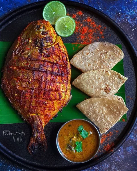 Indian Tandoori Style Whole Pomfret Indian Tandoori Style Whole Pomfret