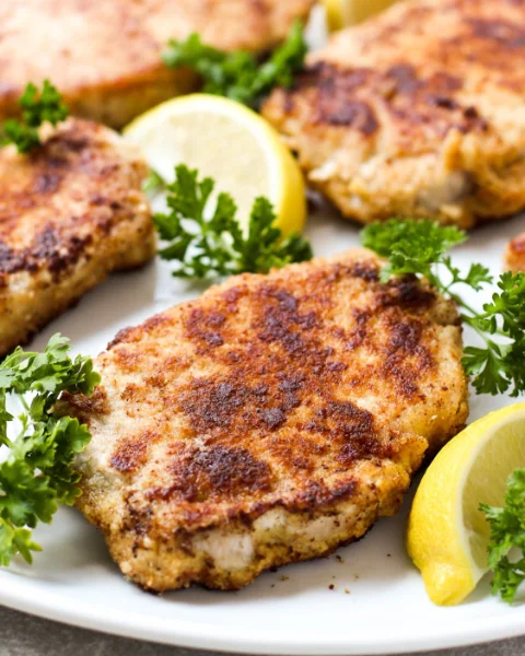 Lemon Butter Pork Chops