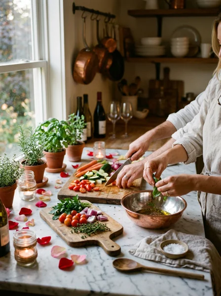 Managing Kitchen Stress During Your Romantic Evening
