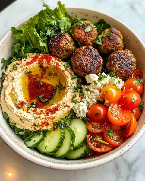 Mediterranean Lamb Bowls