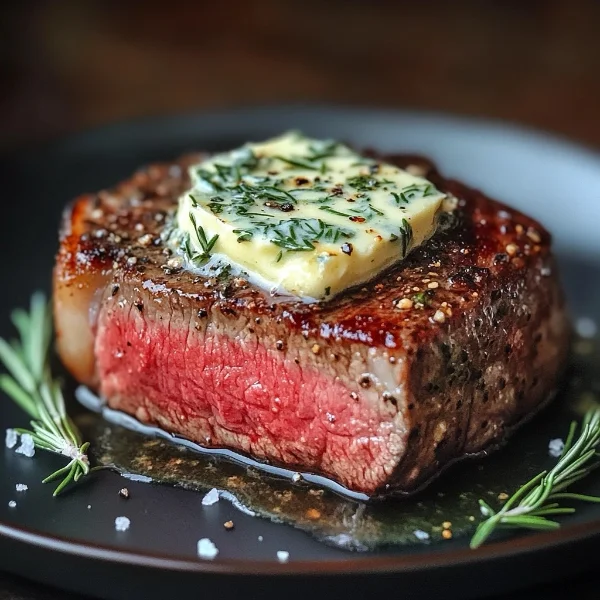 Pan Seared Steak with Red Wine Reduction