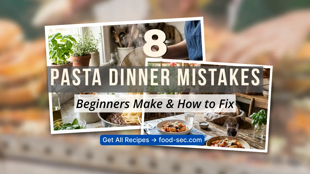 8 Pasta Dinner Mistakes Beginners Make and How to Fix Every One
