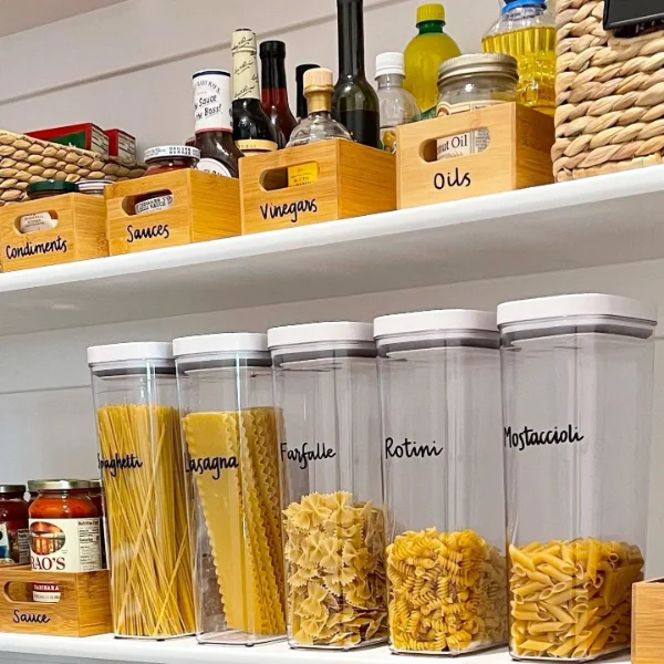 Pasta Portion Storage Containers