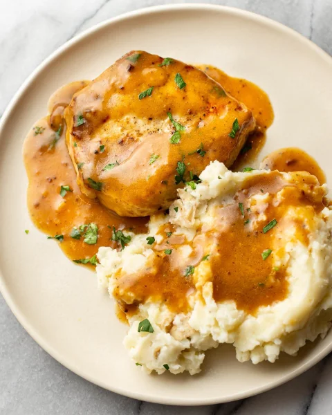 Ranch Seasoned Baked Pork Chops