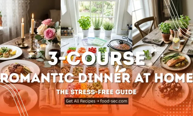 3-Course Romantic Dinner at Home: Stress-Free Guide