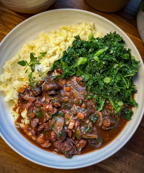 Slow Cooker Beef Bourguignon