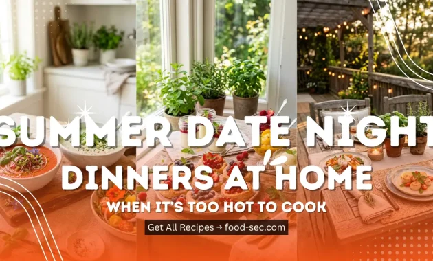 Summer Date Night Dinners at Home When It's Too Hot to Cook