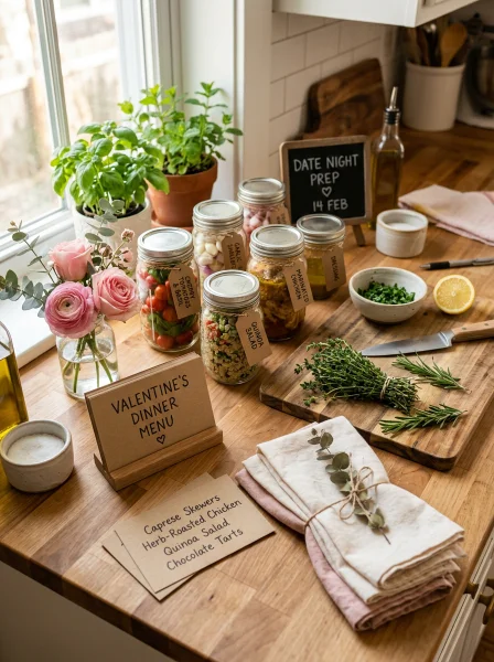 The Perfect Make-Ahead Valentine's Dinner Menu Blueprint