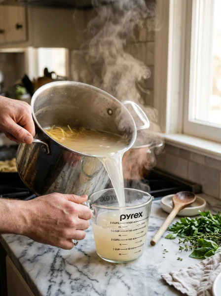 Throwing Away Pasta Water