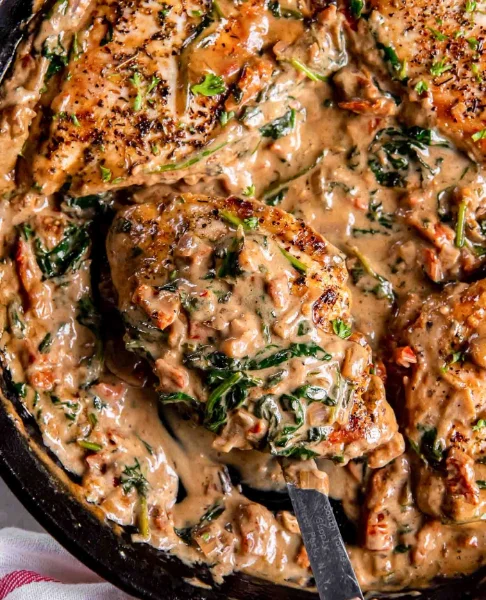 Tuscan Style Bone-In Chicken